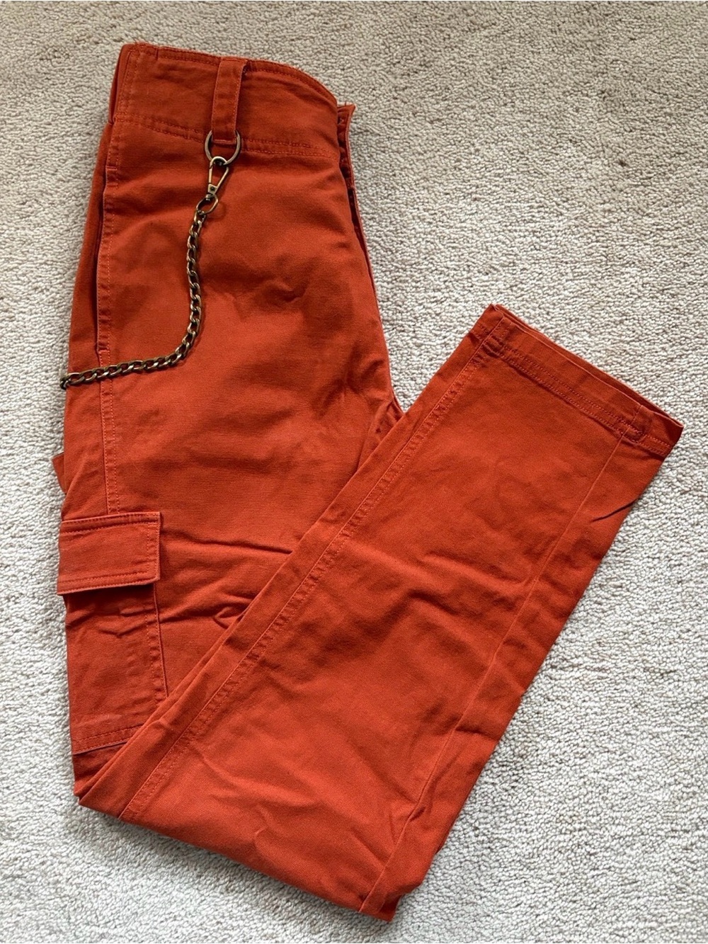 Girrlscout | Orange Sloane Cargo Pants